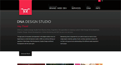 Desktop Screenshot of dna-designstudio.com